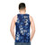 Sakura blossom Japanese floral unisex tank top - men back