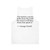 George Orwell truth quote unisex tank top - Back