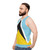 Saint Lucia flag unisex tank top - men side