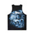 Alphan Blue Moon 1 Spazio 1999 Unisex Retro Tank Top - Back