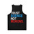 Patriotic anti-trump tank top with trust science message - Back