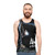 Alone in the Dark unisex tank top with retro horror design - men
