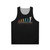 Retro trumpet evolution unisex tank top