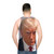 Donald Trump Mugshot Unisex Tank Top - men back