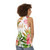 Aloha tropical hawaiian floral watercolor unisex tank top - women back