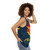 Aloha Airlines vintage unisex tank top featuring classic airline logo - women side