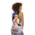 Lepa Brena Unisex Tank Top featuring Yugoslav music album cover - women back