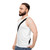 Unisex tank top with safety belt car seat belt design - men side