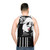 Allie X portrait unisex tank top - men back