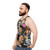 Leonardo DiCaprio movie fan art graphic tank top - men side