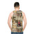 Leonardo da Vinci unisex tank top featuring the Mona Lisa - men back