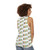 Kiss the Band Tropical Tie Dye Unisex Tank Top - women back