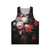 Unisex sacred geometry floral tank top