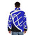 Blue Devils 2017 Puffer Jacket featuring the iconic DCI drum corps design - men back