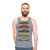 Saab classic car outline illustration unisex tank top - men