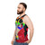 Unisex graphic tank top with hip-hop inspired design - men side