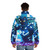 Blue Beetle Puffer Jacket with the iconic beetle logo and design - men back