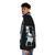 Blue Archive Toki character portrait puffer jacket with anime gacha-style design - men side left