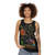 Trippy visionary meditating yogi unisex tank top - women
