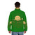 Floral puffer jacket with wildflower design - men back