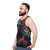 Trippy psychedelic DMT elf unisex tank top - men side