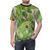 T-shirt featuring a detailed illustration of a green peach aphid, a common plant pest. - men front