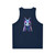 Unisex tank top featuring a fantasy art design of a legendary mythical creature - Back