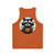 Trick Or Trash Raccoon Unisex Halloween Tank Top - Back