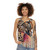 Cheetah print unisex tank top - women