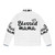 Women wearing a cozy puffer jacket with the text "Blessed Mama" - Back