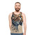 Unisex cheetah print tank top - men