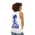 Alice Coltrane Cosmic Jazz Harp Player Unisex Tank Top - women back