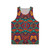 Tribal vintage ethnic pattern unisex tank top