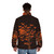 Blazing Fox Tree Puffer Jacket - Nature-Inspired Autumn Warmth - men back