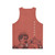 Retro Chicago Bulls 90s Triangle Offense Unisex Tank Top - Back