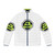 Blacktron Future Generation Lego Puffer Jacket featuring a classic spaceman design