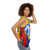 Unisex tank top with vibrant latin music and oil painting design - women side