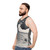 Eco-Friendly Unisex Tree Wave Tank Top - men side