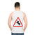 Unisex tank top with fantasy mythical creatures like unicorns and dragons - men back