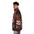 Black Magic Coffee Puffer Jacket - Anime Inspired Retro Style Outerwear - men side left