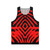 Unisex Ruby Diamond Pattern Tank Top