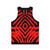 Unisex Ruby Diamond Pattern Tank Top - Back