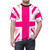 Colorful United Kingdom flag t-shirt with LGBTQ pride design - men front