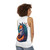 Legendary Fox Unisex Tank Top with Pastel Watercolor Fantasy Design - women back