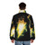 Black Adam Puffer Jacket 2 - Superhero Vintage Redesign - men back