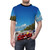 Retro pixel art gaming t-shirt with a vintage gaming console design - men front