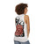 Alfred Hitchcock inspired unisex tank top - women back