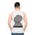 Alfred Hitchcock Grey Unisex Tank Top - men back