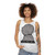 Alfred Hitchcock Grey Unisex Tank Top - women