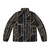 Black Star Puffer Jacket featuring stylish urban design and hip hop inspired graphics